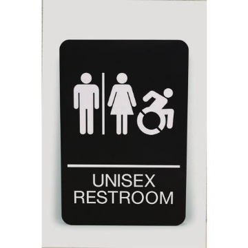 Picture of SIGN,UNISEX RESTROOM,BK