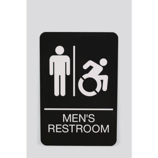 Picture of SIGN,MEN'S RESTROOM,BK
