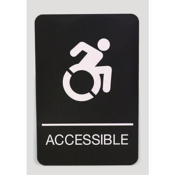 Picture of SIGN,ACCESSIBLE ADA,BK