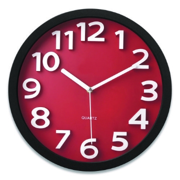 Picture of CLOCK,WALL,13",RED DIAL